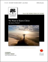 We Want to Know Christ SATB choral sheet music cover Thumbnail